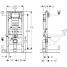 Система инсталляции GEBERIT DUOFIX 111,301.KJ.5 с панелью смыва SIGMA 12 для унитаза